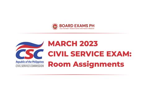 csc room|ROOM ASSIGNMENTS: March 2023 Civil Service Examination .